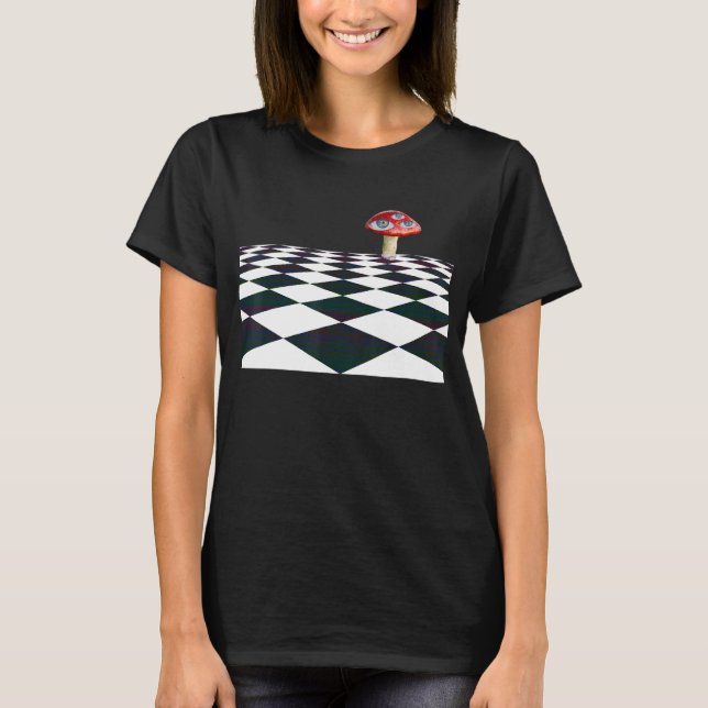 Camiseta Dreamcore Weircore Roupas Estéticas Mushroom Che (Frente)