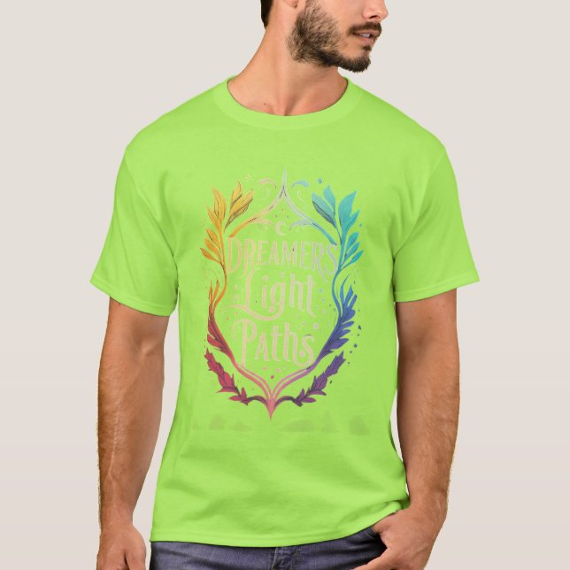 Camiseta Dreamers Light Paths T-Shirts masculinas (Frente)