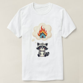 Camiseta Dreaming of Destruction Raccoon Rampage: Sonhos de