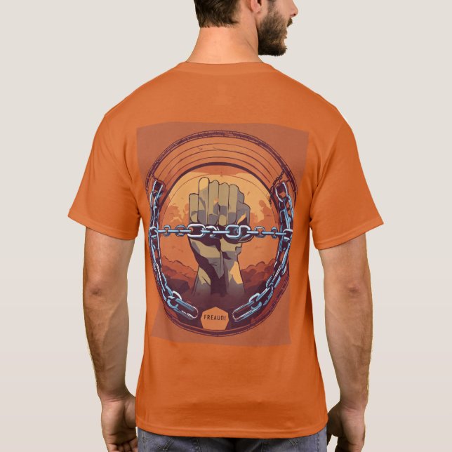 Camiseta "Dreams Liberty Freedom Tatoo - T-shirt design" (Verso)