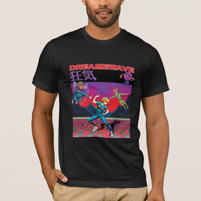 CAMISETA DREAMWAVE-狂気 (Frente)