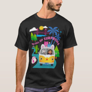 Camiseta DreamWorks Gabbys Dollhousehe Filme Cheio de Surpr