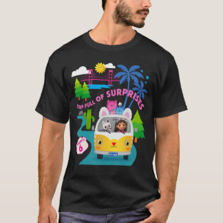 Camiseta DreamWorks Gabbys Dollhousehe Filme Cheio de Surpr