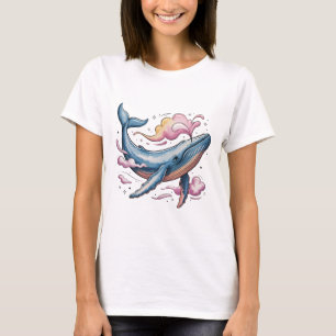 Camiseta Dreamy Celestial Whale