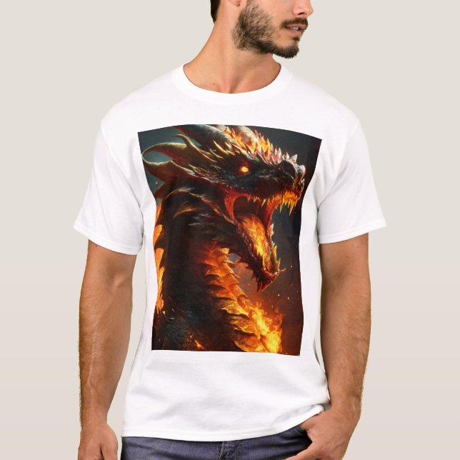 Camiseta Dreamy Dragon Watercolor Tee (Frente)