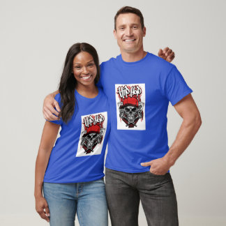 Camiseta Dreamy Hip-Salto Skull T-Shirt Design - Premium Ve