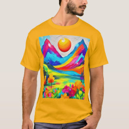 Camiseta Dreamy Mountain Majestade Painting