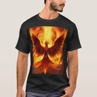 Camiseta Dreamy Phoenix Watercolor T-Shirt Design
