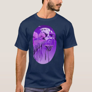 Camiseta Dreamy Purple Sky – Aesthetic Nature Art T-Shir