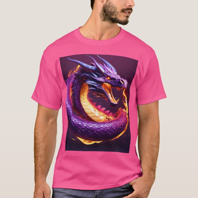 Camiseta Dreamy Watercolor Dragon T-Shirt (Frente)