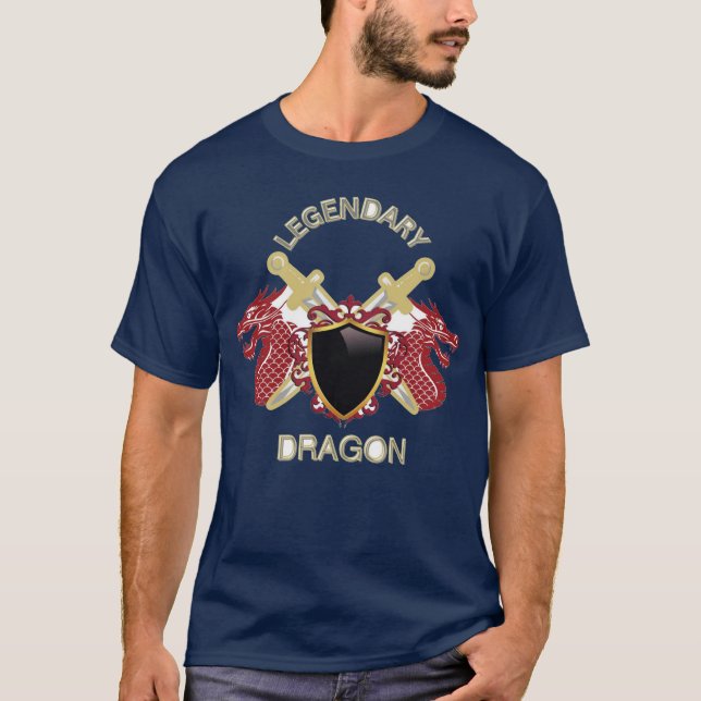 Camiseta Dreamy Watercolor Dragon T-Shirt Design (Frente)