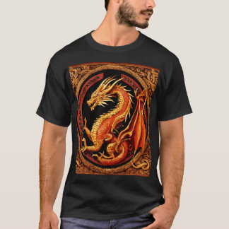 Camiseta "Dreamy Watercolor Dragon T-Shirt Design"