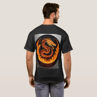 Camiseta "Dreamy Watercolor Dragon T-Shirt Design"