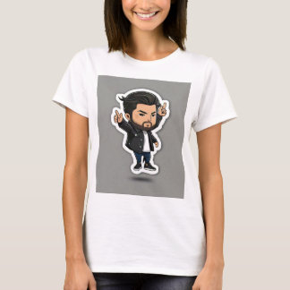 Camiseta Dreamy Watercolor T-shirt com Whimsical Ban Bloc