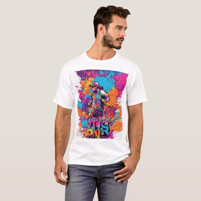Camiseta Dreamy Watercolor T-Shirts com Flair Artístico (Frente Completa)