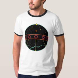 Camiseta „Drei Sterne – Lichtpfad am Himmel“