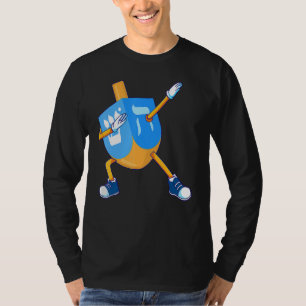 Camiseta Dreidel Dabbing Dança Hanukkah Chanukah Crianças M