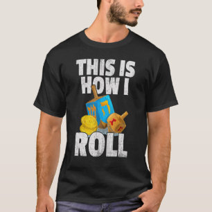 Camiseta Dreidel Menorah Funny Hanukkah Deu Isto É Como Eu
