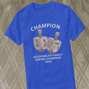 Camiseta Dreidel Rustic Oak Funny Champion Hanukkah