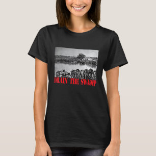 Camiseta Drenar O Pântano Vacas Do Capitólio Impressão Vint
