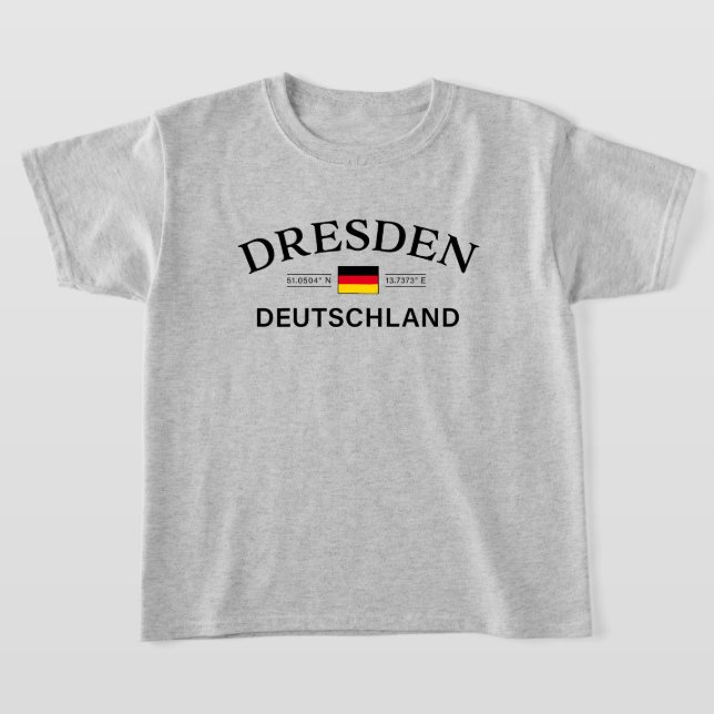 Camiseta Dresden Deutschland Coordinates German Kids (Postura )