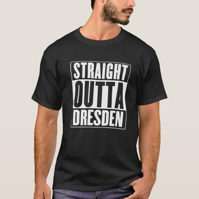 Camiseta Dresden - Hetero Outta Dresden (Frente)