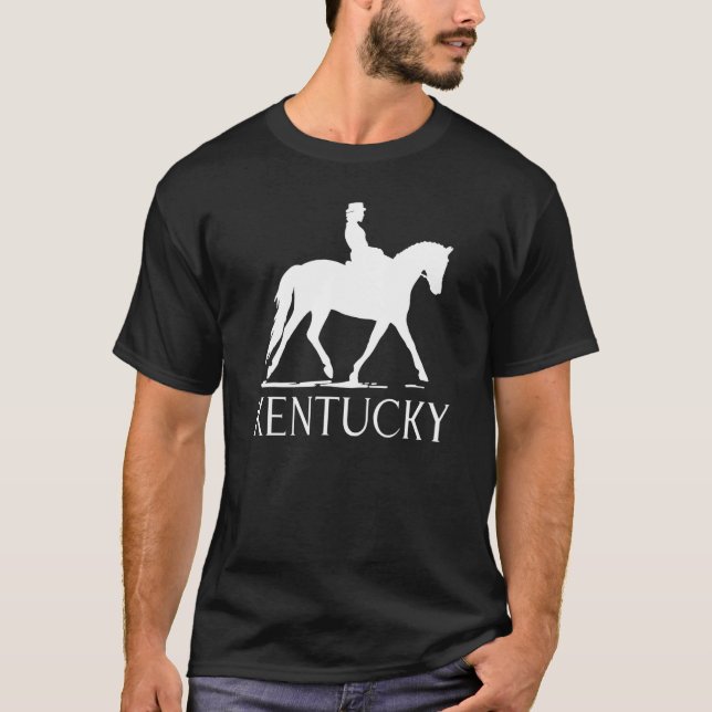 Camiseta Dressage Horse and Rider Kentucky (Frente)