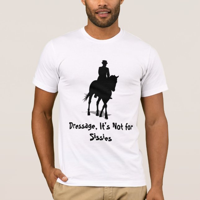 Camiseta Dressage: Não é para mísseis T-Shirt (Frente)