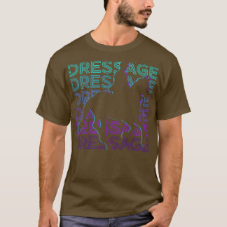 Camiseta Dressage Retro Gift