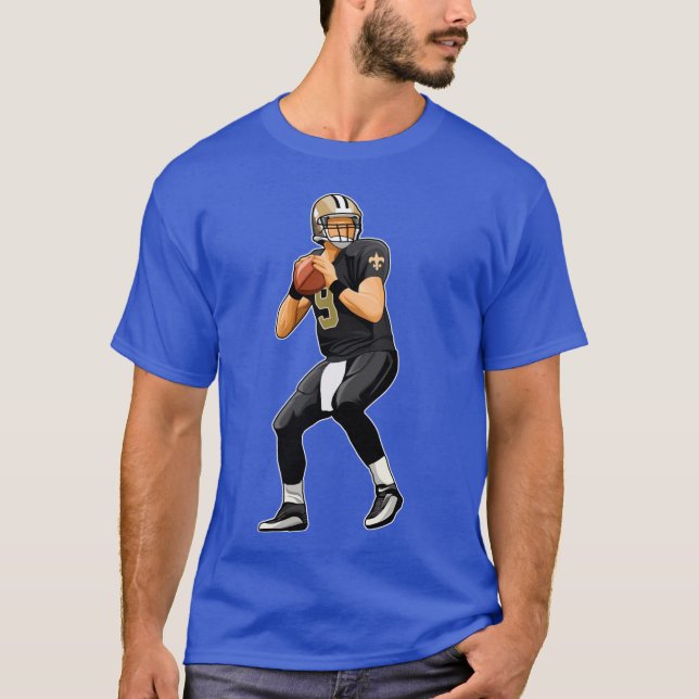 Camiseta Drew Brees 9 Passeshe Ball funny (Frente)