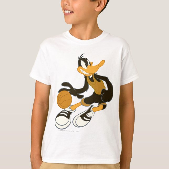 Camiseta Driblando o DAFFY DUCK™ para a cesta (Frente)