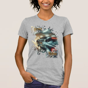 Camiseta Drift Scene Arte de Carro Urban Motion