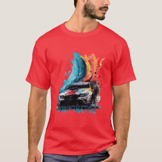 Camiseta driftnation driftando super carro carro esportivo