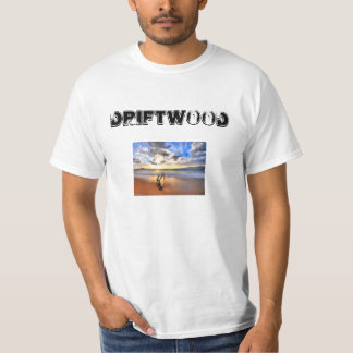 Camiseta Driftwood-1, madeira lançada costa