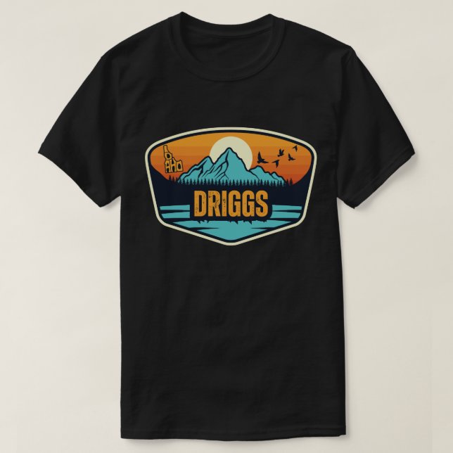 Camiseta Driggs, Idaho (Frente do Design)