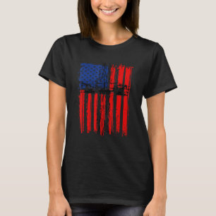 Camiseta Drill Baby Drill American Flag Oil And Gas Oilfie