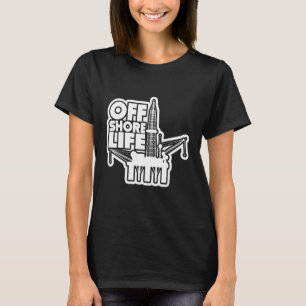 Camiseta Drill Do Trabalhador Do Oilfield Oilfield Do Ofsho