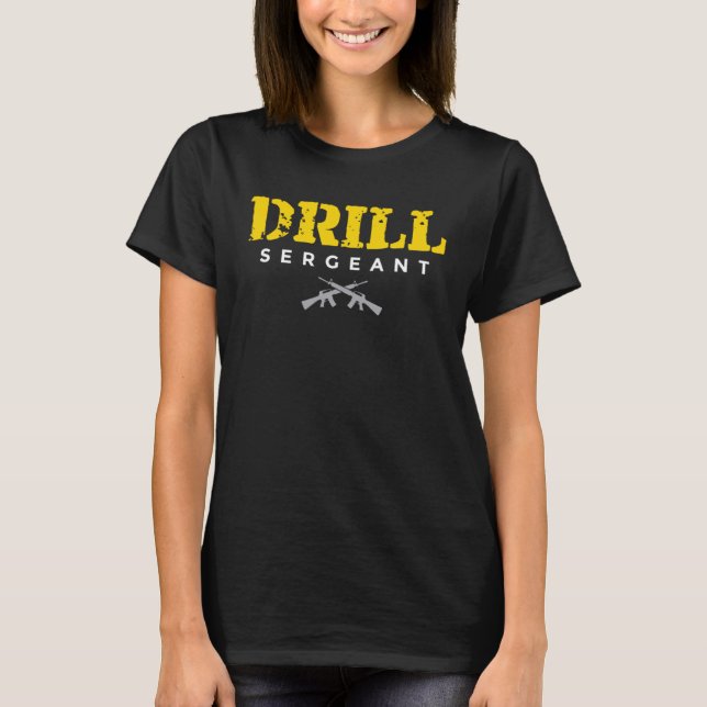 Camiseta Drill Sergeant a Drill Team or Warrant Officer (Frente)