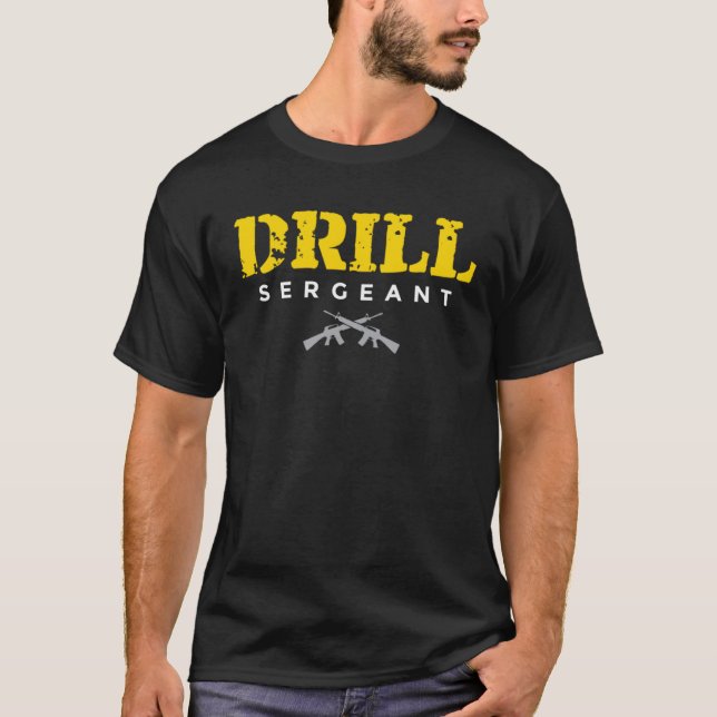 Camiseta Drill Sergeant a Drill Team or Warrant Officer (Frente)
