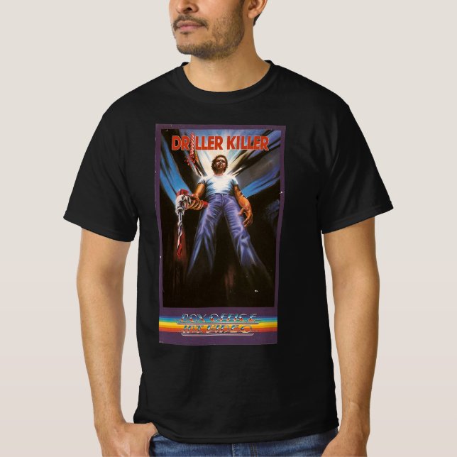 Camiseta Driller Killer Horror 80s Terror Slasher Movies (Frente)