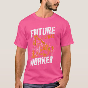 Camiseta Drilller de Drilller de Correio de Óleo do Oilfiel