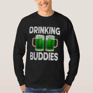 Camiseta Drinking Buddies Women Drinking Mom St Patricks Be