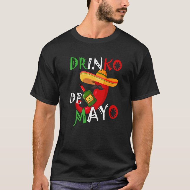 Camiseta Drinko De Mayo Cinco De Mayo (Frente)