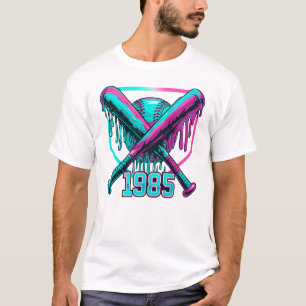 Camiseta Drip de beisebol para meninos Sorvete Drip Jovens