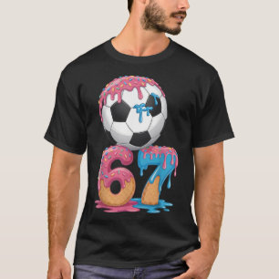 Camiseta Drip de Futebol Número 67 Jogador de Futebol Mascu