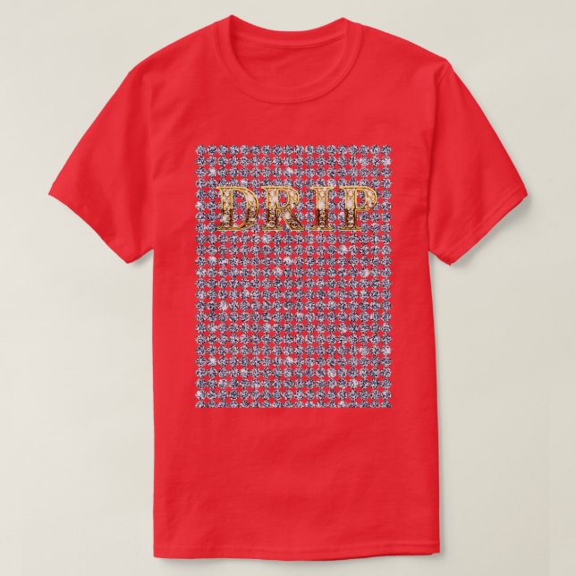 CAMISETA DRIP ESTUDADO DE DIAMOND (Frente do Design)