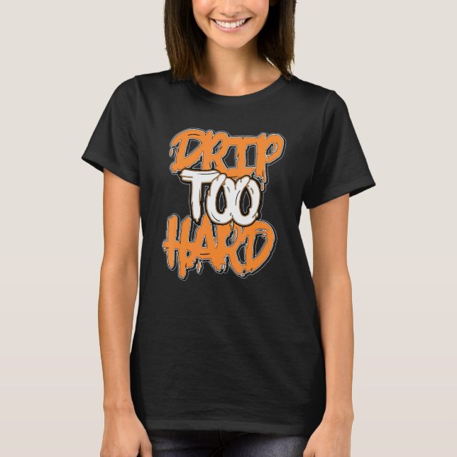 Camiseta Drip Too Hard WMNS Citrus 11s Matching (Frente)