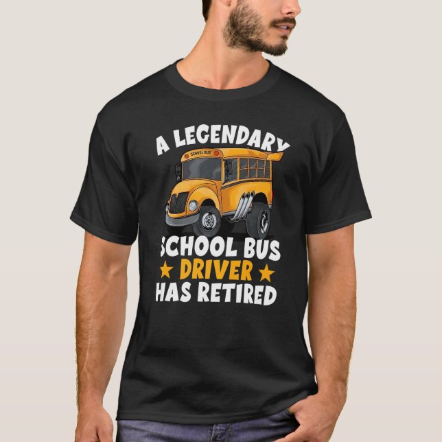 Camiseta Driv de Ônibus Escolar com Presente para Reforma d (Frente)