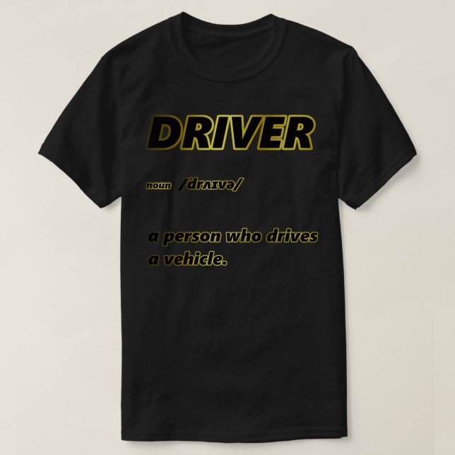 Camiseta Driver 2 (Frente do Design)
