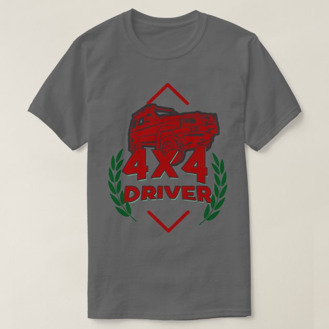 Camiseta Driver 4X4 4WD (Frente do Design)